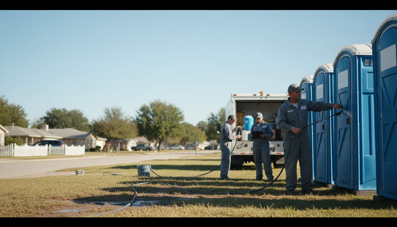 Long-Term Portable Toilet Rental in Courtland, MS near me